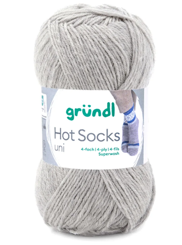 Hot Socks uni fv 02 lysgrå 